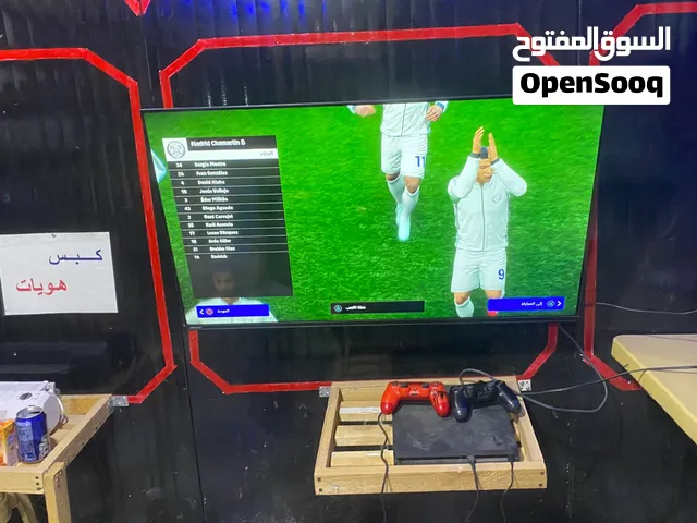 بلي 4 اولاين سلم 500 كيكا مع شاشة هايسنس استخدام قليل