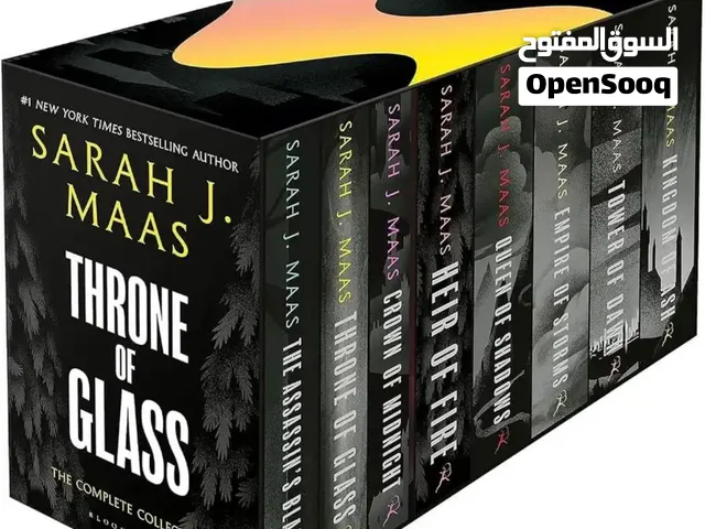 مجموعه كتب THRONE OF GLASS كامله