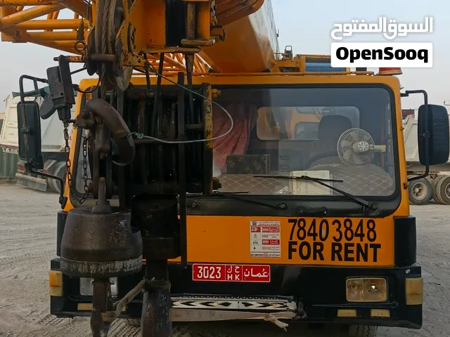 Crane for rent and tralar available in Salalah for rent