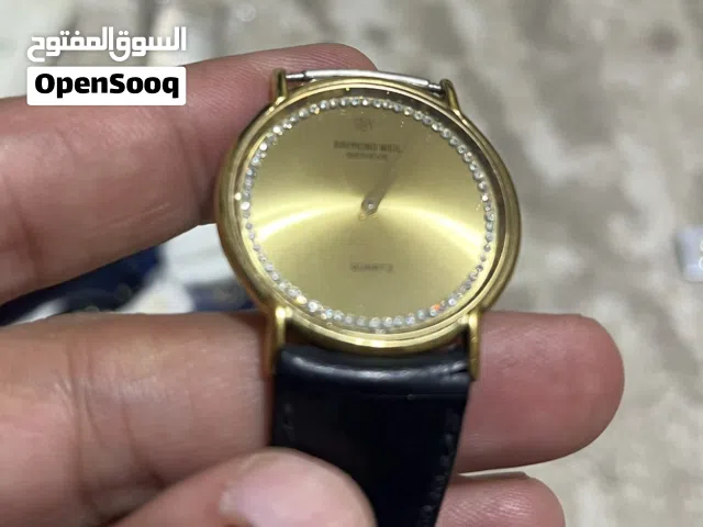 Vintage Raymond Weil Genève swiss quartz watch 18 k gold electroplated