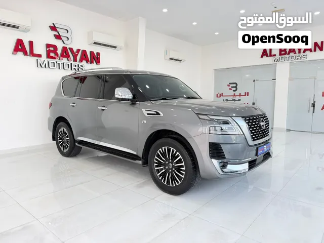نيسان باترول بلاتينيوم خليجي V8 المسعود بدون صبغ أو حوادث فل اوبشن Nissan Patrol Platinum V8 GCC
