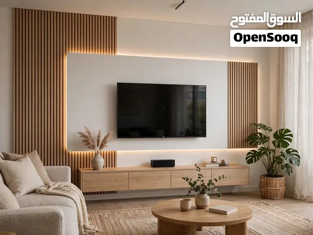 ديكورات وشاشات جبس بورد وبديل خشب