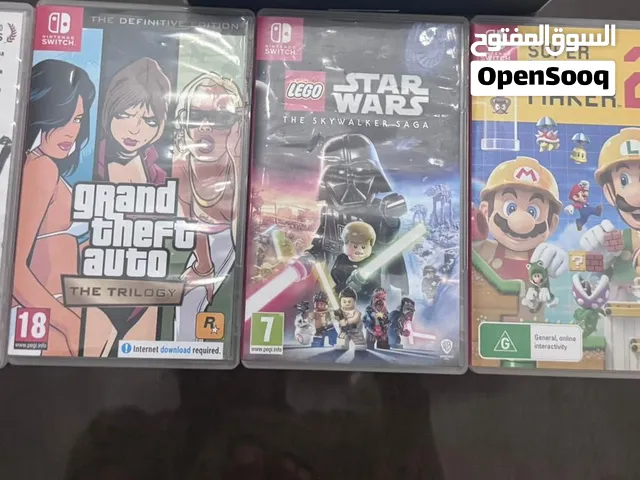 5 العاب نينتدو للبيع