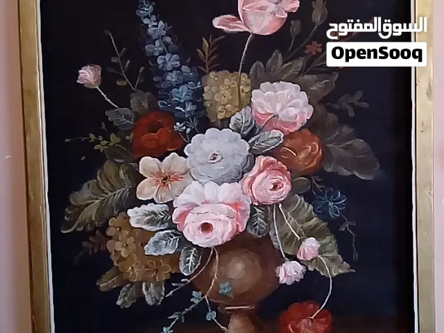 لوحة ديكور كلاسيكية مرسومة يدوياً مقاس 50*70