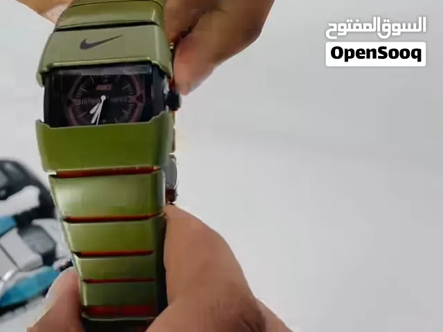 ساعة ناييك رياضية بلون تابت وضد المياه موديل 2026 متوفرة بجميع الالوان لون تابت