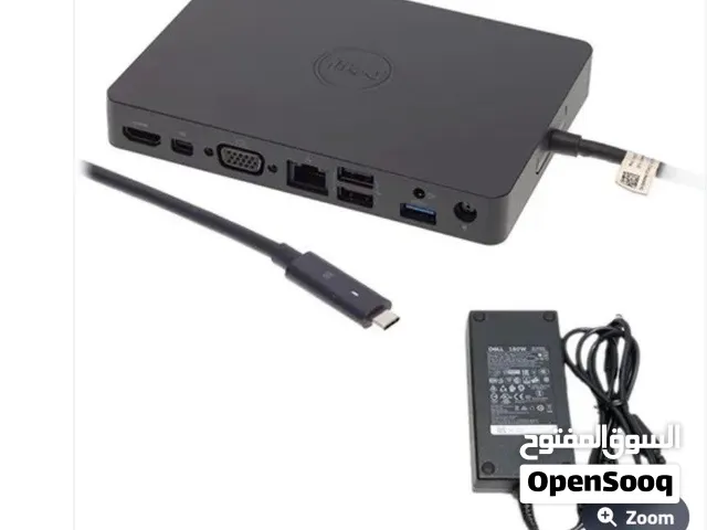 قاعدة توصيل الكمبيوتر المحمول WD15 Docking Station ماركة DeLL