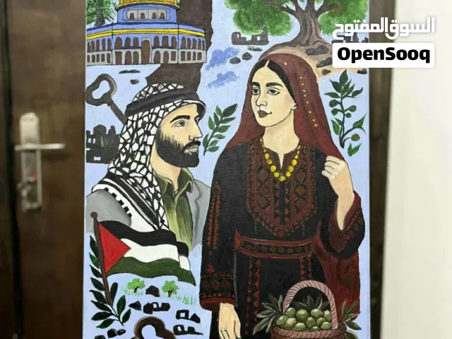 أهلاً بكم، أقدم لكم تشكيلة مميزة وفريدة من لوحات الكانفس الديكورية المرسومة يدوياً بألوان الأكريليك