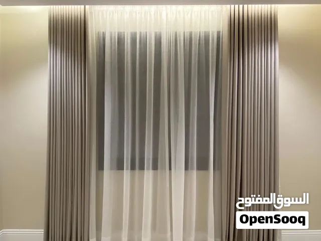 تفصيل ستائر ويفي بالرياض و ستائر لينن و ستائر بلاك اوت و ستائر مجالس من تيكستورا هوم للستائر بالرياض