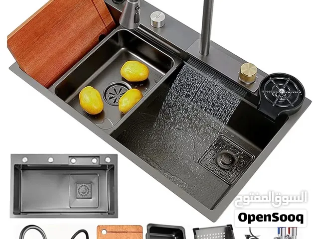 Amazon kitchen sink with waterfall washer, booster cup washer, water purification faucet and more!