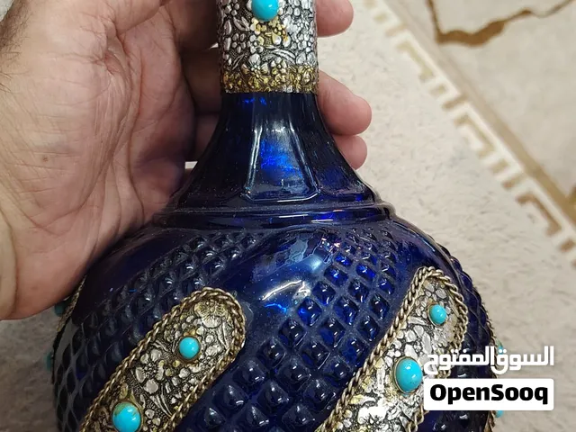 قطع فنية من زجاج الكوبالت تركي/عثماني