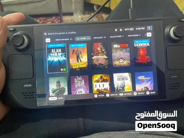 Steam deck LCD للبيع أو البدل بماك بوك