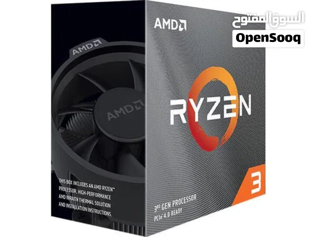 معالج جيمنج اي ام دي رايزن 3 3100 - AMD RYZEN 3 3100 4 CORES 8 THREADS GAMING CPU BOX NEW