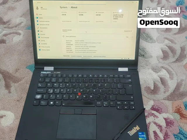 Lenovo x1 Yoga Touch 360° With Pen  Display 14    Intel Core i5   7th Generation   8GB Ram  256GB