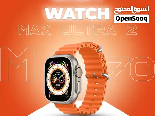 الأناقة والتميز في إيدك ساعة Smart Watch M70 Max Ultra 2 المميزة متوفره بألوان عديده