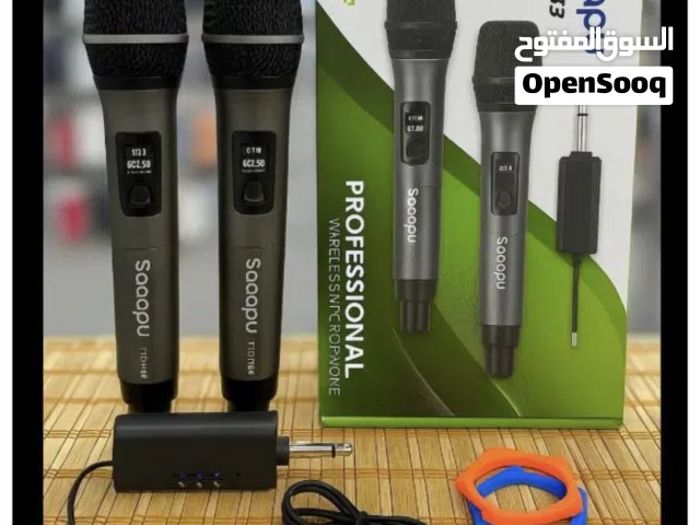 مايكروفون وايرلس مزدوج ليثيوم – Saeapu rechargeable wireless microphone double TTD-M33