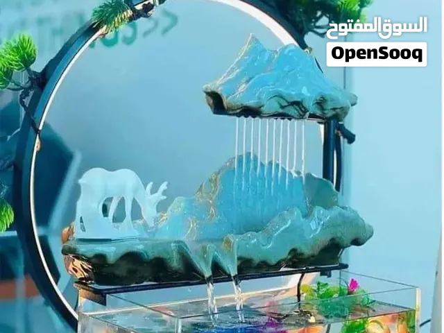 نافورة منزلية مضيئة مع اجمل اضافة للبخور الاختيار الاجمل للبيت