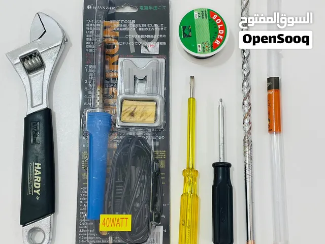 Almost New Hand Tools and Soldering Iron 40 Watts عدة يدوية و جهاز تلحيم 40 واط