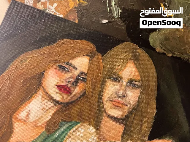 لوحة اصليه مرسومة يدويا