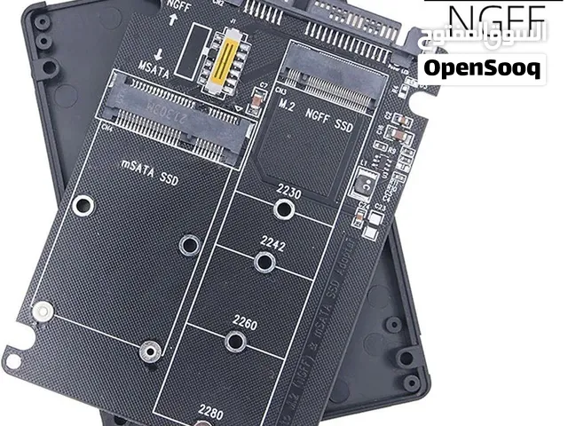 راك  الـ m.2 ssd إلى SATA III مقاس 2.5 بوصة  (SSD to SATA III Adapter) – الحل المثالي لتحويل هاردات