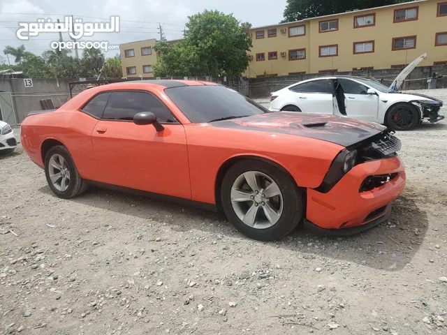 DODGE CHALLENGER,2019,ORANGE,3.6L,SMALL ACCIDENT,CHEAP PRICE,CUSTOM PAPER, 2C3CDZAGXKH560595