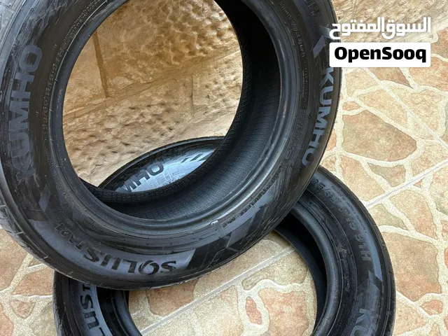 اطارات كومهو بحالة جيدة جدا طقم مكون من 4 اطارات