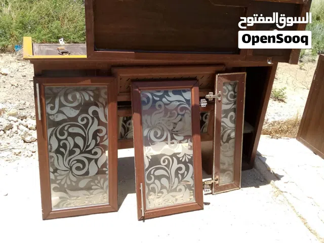 مطبخ المنيوم خشابي مستعمل قياس 3×3 للبيع مع الرخام المطبخ تفصيل