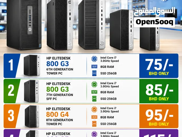 Special Offer HP Core i7 6th 7th 8th 9th and 10th Generation Computer Available -Starting From 75-BD
