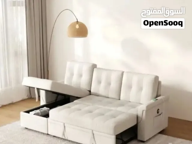 للبيع كنبة سرير بزاوية جديدة لم تستخدم نهائي ماركة بيتونيا