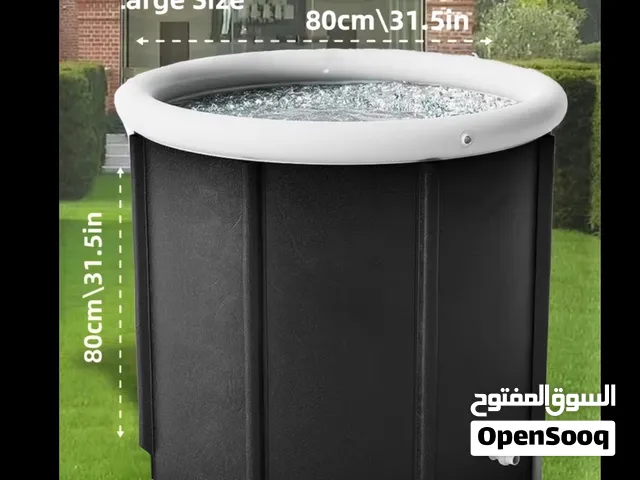 حوض استشفاء بالماء البارد و الماء الساخن بحجم مناسب وبجودة عاليه جدا و شبه جديد مستخدم مره واحده فقط