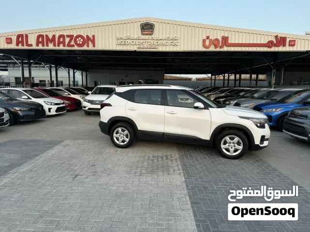 Kia Seltos GCC 2020 in an excellent shape and low mileage with white color ready to drive