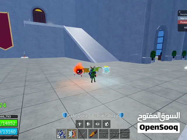 حساب بلوكس فروت أسطوري ما ينقصه أي شي تفاصيله بالوصف . Blox fruit