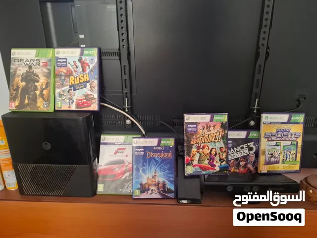 Xbox 360 E Console + Kinect Sensor + 7 Games Bundle (No Controller)