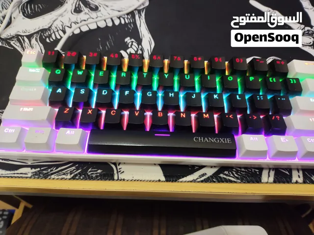 ماوس وكيبورد مواصفات جميله وستجابه سريعه الاستخدام سبوعين كلشي جديد