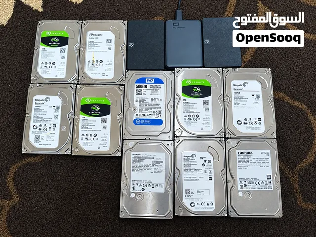 هارديسكات الف قيقا و 500 قيقا