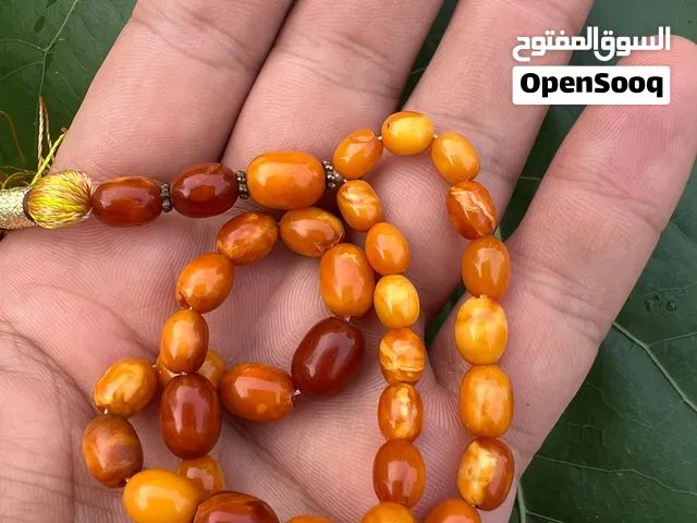 Vintage German Amber prayer beads for sale.