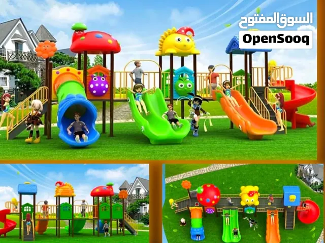خدمة توريد وتجهيز العاب حديقة وشاليهات ومدارس وروضات ومزراع وخيمات ومناطق العاب