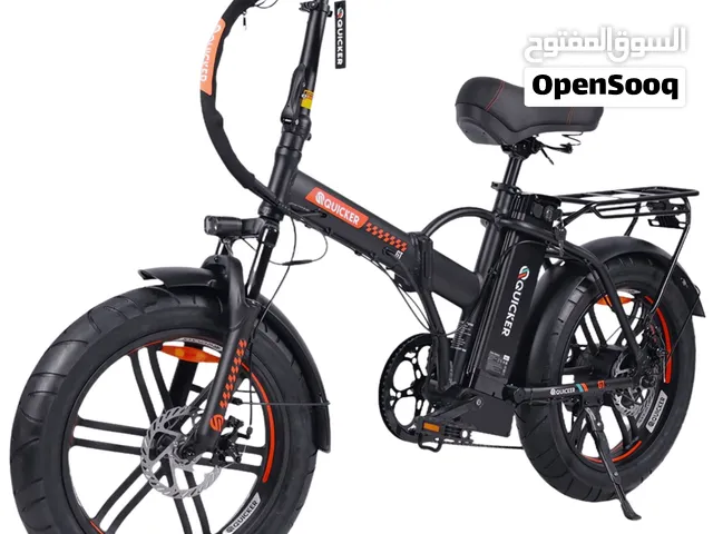 بسكليت QUICKER GT2025 بسكليت فل الف مستعمل شهر فقط ماشي 150 كيلو متر فقط بسكليت شبه جديد سعر حرق