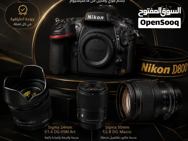 #Nikon #Photography #Digitalcamera  كاميرا نيكون مع عدستين احترافيات بسعر مغري للمعنيين#nikonD800