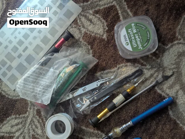 عده صيانه اجهزه خلويه البيع باور سبلاي عد 2 .15فولت بحاله ممتازه تيستر شحن سشوار بلاطه تسخين
