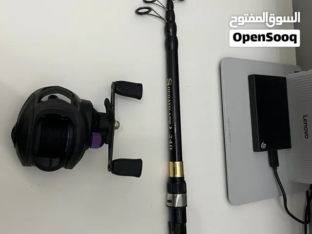 سنارة صيد مع بكرا