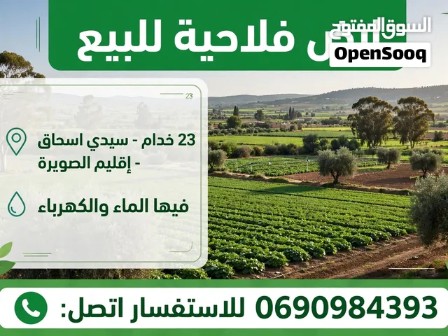 ارض فلاحية. للبيع