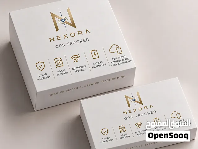 أحدث أجهزة تتبع ذكية وبطاقات حماية GBS (NEXORA) - بدون شريحة وبدون شحن في أي مكان بالعالم!