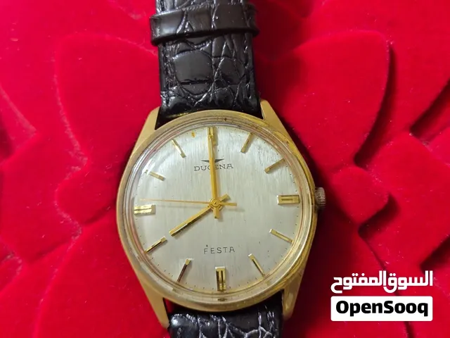 للبيع ساعة Dugena Festa الألمانية الكلاسيكية الفاخرة (Vintage). قطة مميزة تجمع بين الأناقة العتيقة