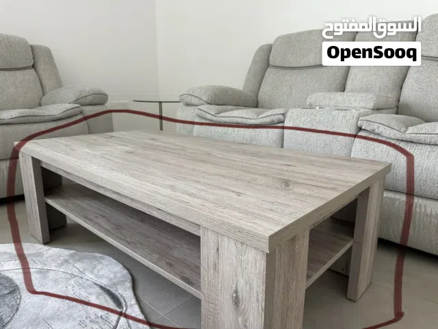 From Aljada, Sharjah- wooden coffee table in light oak finish - excellent condition (like new)
