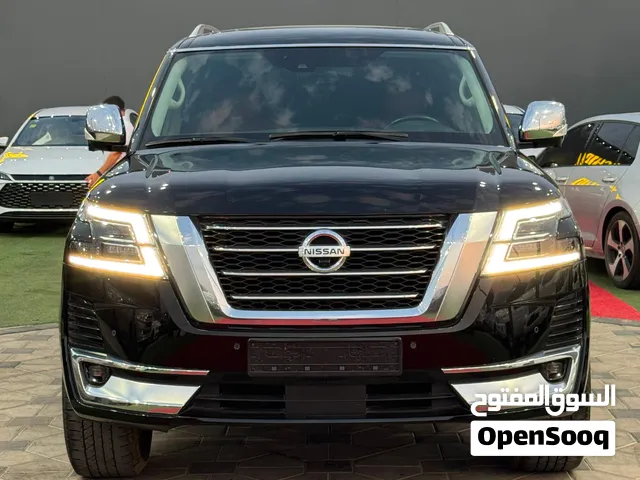 نيسان باترول 2021 LE V8 داخلية زعفراني ونظافة ممتازة .. ABU RASHED61