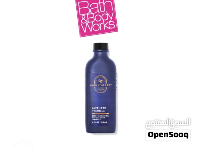 Aromatherapy massage oil زيت مساج لافندر وفانيلا من path and body works