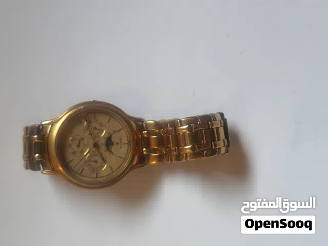 ساعة تيتان كلاسيك أصلية عدادات شغالين بالكامل (Titan Moonphase)