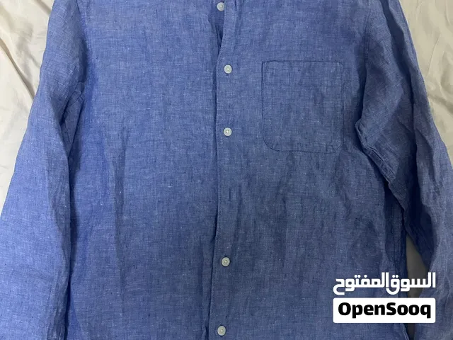 قميص UNIQLO رجالي 100% كتان Linen مقاس M