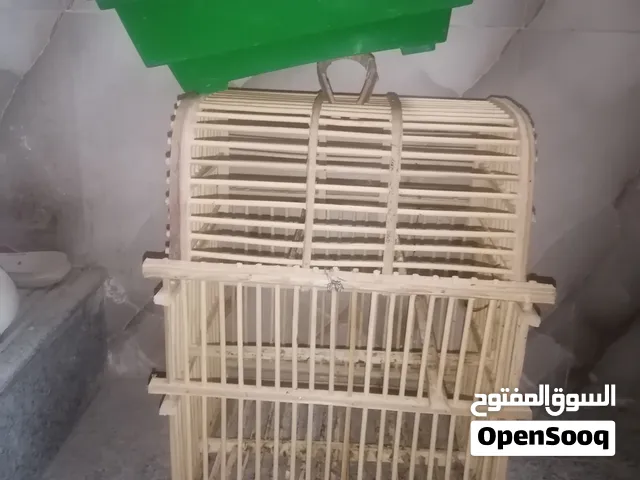 قفص خشب وحددي بسعر مناسب