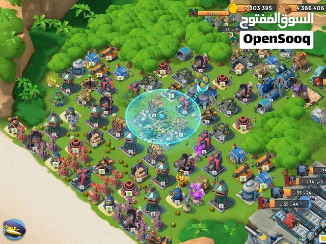 حساب Boom beach للبيع